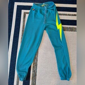 Aviator Nation Lighting Bolt Logo sweatpants